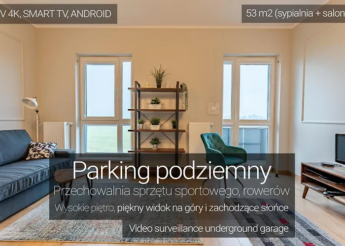 53m2 Premium Z Widokiem Na Gory, Balkon, Zachod Slonca, Parking - - Przyjaciol Ziemi Klodzkiej, Centrum Kotlina Klodzka * كوادسكوم